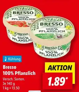 Lidl Bresso 100% pflanzlich kräuter der provence Angebot