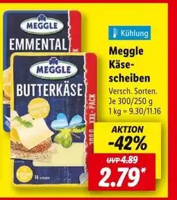 Lidl Meggle käsescheiben emmental Angebot