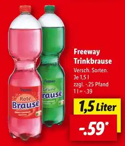 Lidl Freeway rote brause Angebot