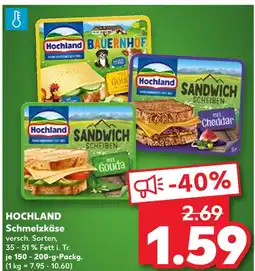 Kaufland Hochland schmelzkäse mit gouda Angebot