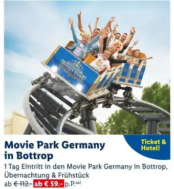 Lidl Movie park germany in bottrop Angebot