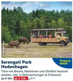 Lidl Serengeti park hodenhagen Angebot