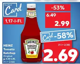 Kaufland Heinz tomato ketchup original Angebot