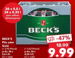 Kaufland Beck's pils Angebot