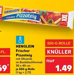 Kaufland Henglein frischer pizzateig Angebot