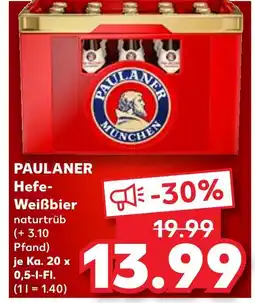 Kaufland Paulaner hefe-weißbier naturtrüb Angebot