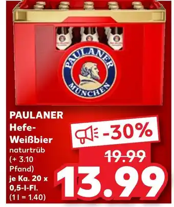 Kaufland Paulaner hefe-weißbier naturtrüb Angebot