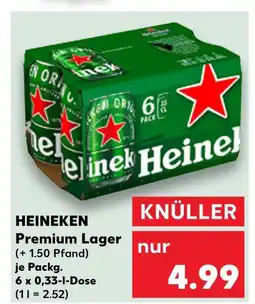 Kaufland Heineken premium lager Angebot
