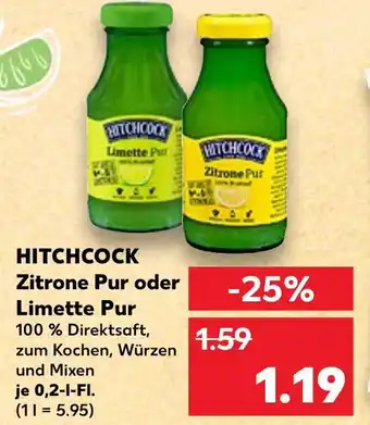 Kaufland Hitchcock zitrone pur Angebot