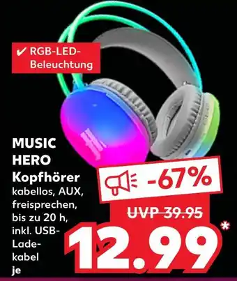 Kaufland Music hero kopfhörer Angebot