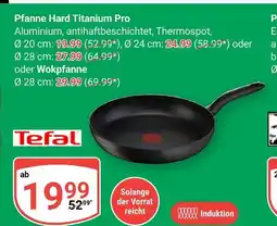 Globus Tefal pfanne hard titanium pro ø 20 cm Angebot
