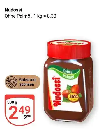 Globus Nudossi ohne palmöl Angebot