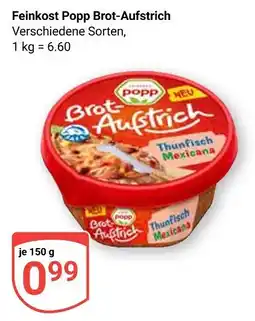 Globus Popp brot-aufstrich thunfisch mexicana Angebot