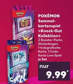 Kaufland Pokémon sammelkartenspiel knock-out kollektion Angebot