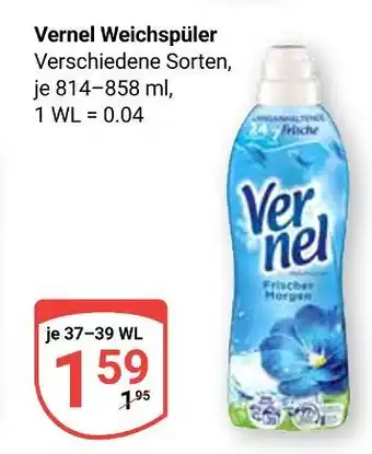 Globus Vernel weichspüler Angebot