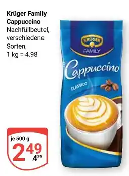 Globus Krüger family cappuccino Angebot