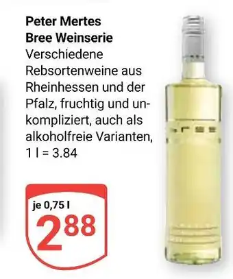 Globus Peter mertes bree weinserie Angebot