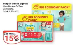 Globus Pampers windeln big pack Angebot
