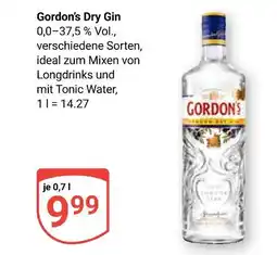 Globus Gordon’s dry gin Angebot