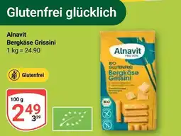 Globus Alnavit bergkäse grissini Angebot