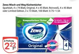 Globus Zewa wisch und weg küchentücher original Angebot