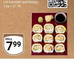 Globus Sushi mit garnelen und mango Angebot