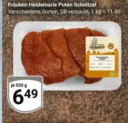 Globus Fräulein heidemarie puten schnitzel Angebot