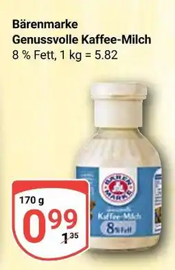 Globus Bärenmarke genussvolle kaffee-milch Angebot