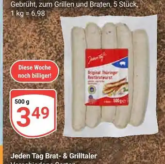 Globus Original thüringer rostbratwurst Angebot