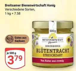 Globus Breitsamer bienenwirtschaft blütentracht streichzart honig Angebot