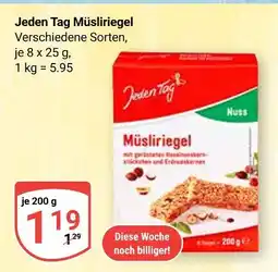 Globus Jeden tag müsliriegel Angebot