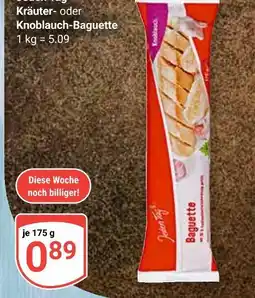 Globus Kräuter-baguette Angebot