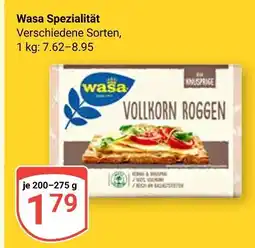 Globus Wasa spezialität vollkorn roggen Angebot