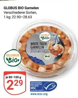 Globus Globus bio white tiger garnelen Angebot