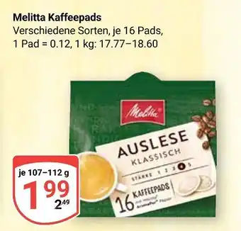 Globus Melitta kaffeepads auslese klassisch Angebot