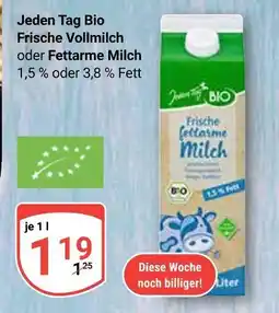 Globus Jeden tag frische vollmilch Angebot