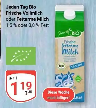 Globus Jeden tag frische vollmilch Angebot