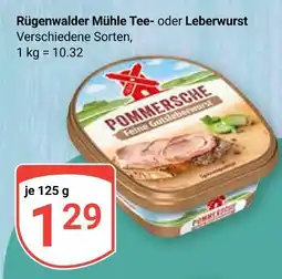 Globus Rügenwalder mühle tee-wurst Angebot