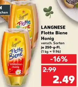 Kaufland LANGNESE Flotte Biene Honig Angebot