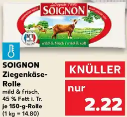 Kaufland SOIGNON Ziegenkäse Rolle Angebot
