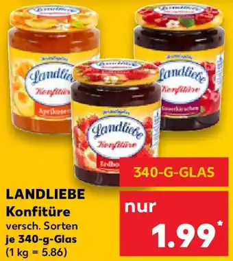 Kaufland LANDLIEBE Konfitüre Angebot