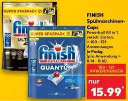 Kaufland FINISH Spülmaschinen Caps Angebot