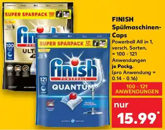 Kaufland FINISH Spülmaschinen Caps Angebot