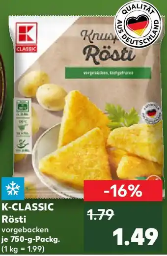 Kaufland K-CLASSIC Rösti Angebot