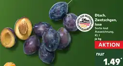 Kaufland Dtsch. Zwetschgen, lose Angebot