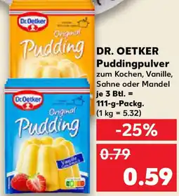 Kaufland DR. OETKER Puddingpulver Angebot