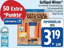 Edeka Geflügel-Wiener Angebot