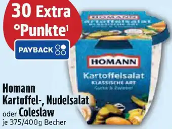 Edeka Homann Kartoffel-, Nudelsalat oder Coleslaw Angebot