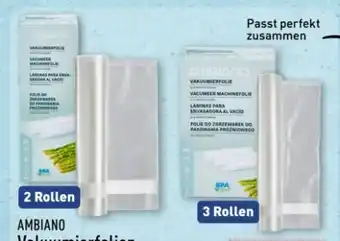 Aldi Nord Ambiano Vakuumierfolien Angebot