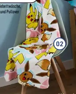 Aldi Nord Kinder Fleecedecke Pokemon Angebot